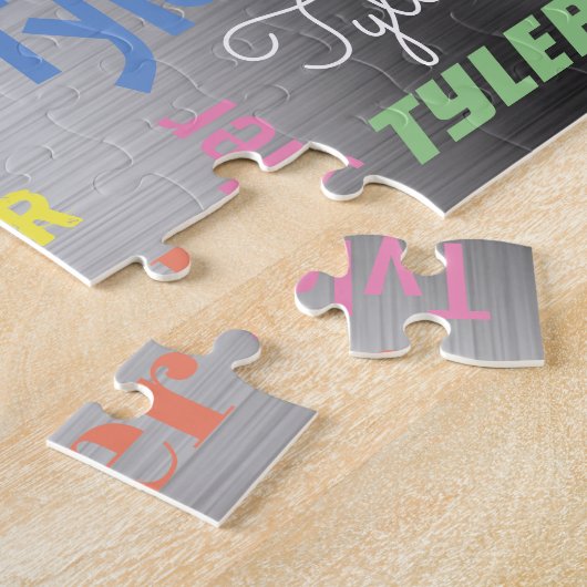Puzzle do-it-yourself Nom Message, Plusieurs Styles Coule (Côté)
