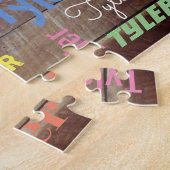 Puzzle do-it-yourself Nom ou message dans de nombreux sty (Côté)