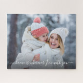 Puzzle do-it-yourself Photo Home Est Avec Vous Script Cit (Horizontal)