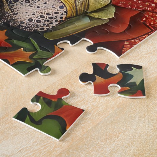 Puzzle Doberman Chien Moisson d'automne Thankgiving (Côté)