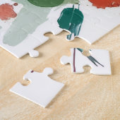 Puzzle Doberman Minimalist Christmas Bell Balance Hat (Côté)