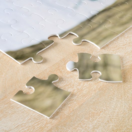 Puzzle Doberman pinscher dans la neige (Côté)