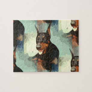 Puzzle Doberman Pinscher Portrait