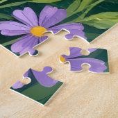 Puzzle Doberman Spring Meadow Floral Dog (Côté)