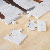 Puzzle Dobermann et Pin de minute - REGARD ! Un mini je ! (Côté)