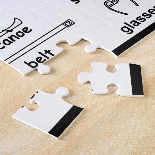 Puzzle d'objets cachés amis (Côté)