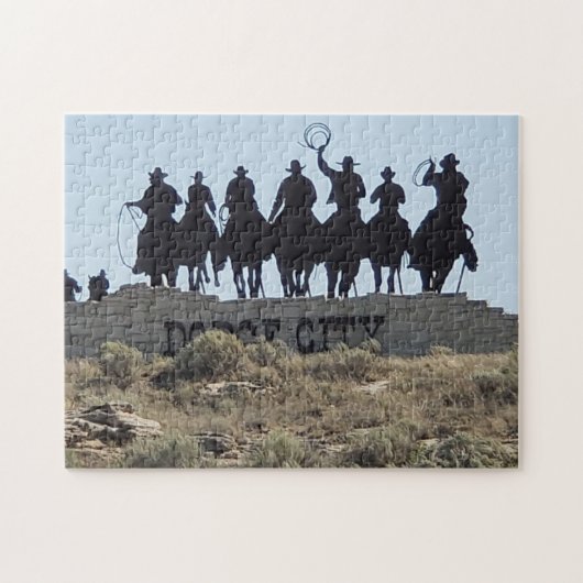 Puzzle Dodge City, Kansas - Wild West Town (Horizontal)