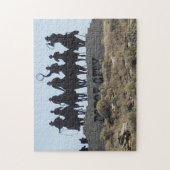 Puzzle Dodge City, Kansas - Wild West Town (Vertical)