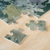 Puzzle Doe et chevreuils dans l'aquarelle de la Pleine lu (Côté)