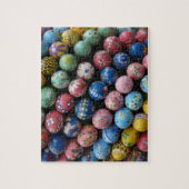 Puzzle d'oeufs de Pâques peint à la main (Vertical)