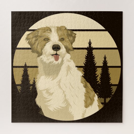 Puzzle dog (Vertical)