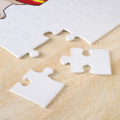Puzzle Dog as Firefighter with Helmet (Côté)
