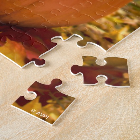 Puzzle Dog in Jack-o-Lantern (Côté)