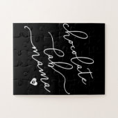 Puzzle Dog Lover Chocolate lab Mama (Horizontal)