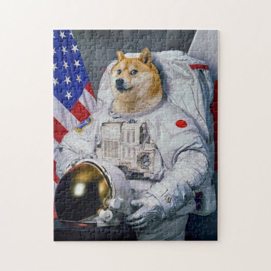 Puzzle Doge d'astronaute (Vertical)