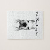 Puzzle Dogo Argentino Joyeux Visage (Horizontal)