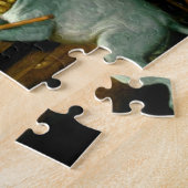 Puzzle Dogs Playing Snooker Billiards Fun Spoof (Côté)