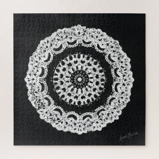 Puzzle Doily de grand-mère (Vertical)