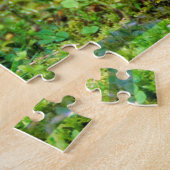 Puzzle d'oiseau de grive en bois (Côté)