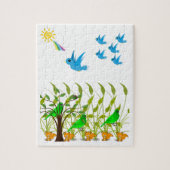 Puzzle d'oiseaux (Vertical)