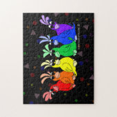 Puzzle d'oiseaux d'arc-en-ciel (Vertical)