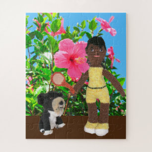 Puzzle - Dolls en Hibiscus Legpuzzel