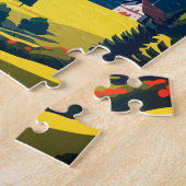 Puzzle Dolomites Italie Vintage voyage (Côté)