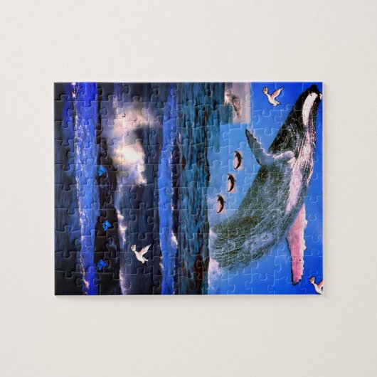 Puzzle Dolphin Jigsaw (Horizontal)