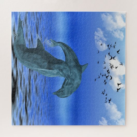 Puzzle Dolphin Jigsaw (Horizontal)