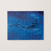 Puzzle Dolphine bleue (Horizontal)