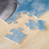 Puzzle Dolphins Ciel Bleu Nuages Blancs Nature Imaginaire (Côté)