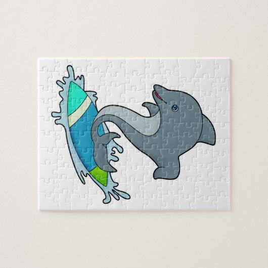 Puzzle Dolpin comme Surfer avec Surfer (Horizontal)