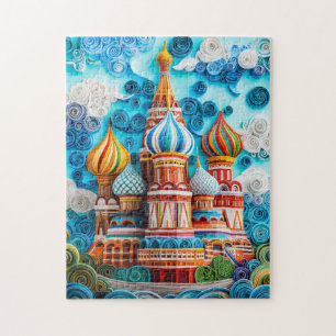 Puzzle Dômes d'oignon en quilling à Moscou