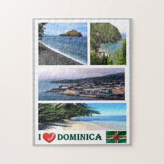 Puzzle Dominique - I Love - (Vertical)