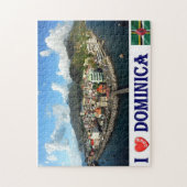 Puzzle Dominique - Roseau Wide - I Love - (Vertical)