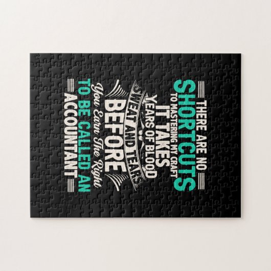 Puzzle Don comptable | À Appeler Comptable (Horizontal)