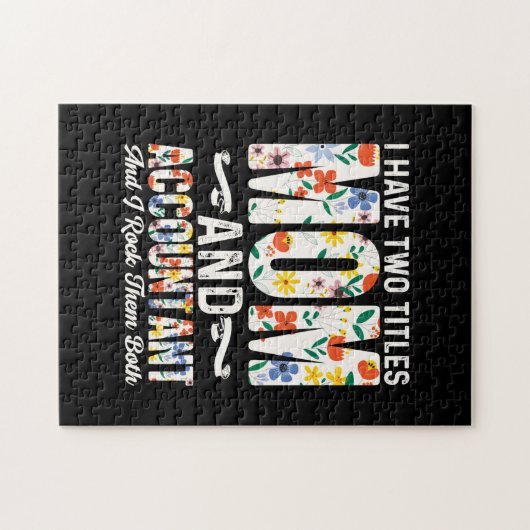 Puzzle Don comptable | Maman Et Comptable (Horizontal)