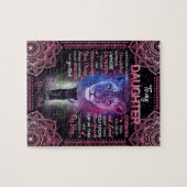 Puzzle Don de fille | Lettre À Ma Fille De Maman (Horizontal)