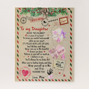Puzzle Don de fille Lettre À Ma Fille De Maman