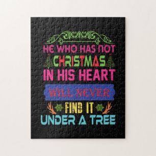 Puzzle Don de Noël Celui qui n'a pas Noël