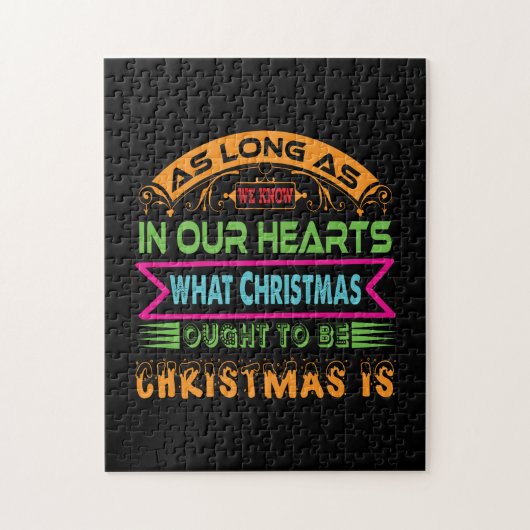 Puzzle Don De Noël Tant Que Nous Le Savons (Vertical)