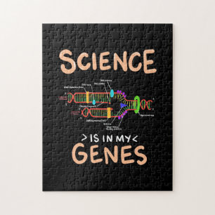Puzzle Don de scientifique La science est dans mes gène
