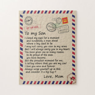 Puzzle Don Son Lettre À Mon Fils Amour De Maman