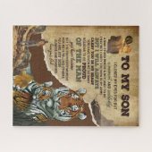 Puzzle Don Son | Lettre À Mon Fils Amour De Papa (Horizontal)