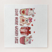 Puzzle Don Valentine | Aimer Plus S'Inquiéter Moins (Horizontal)
