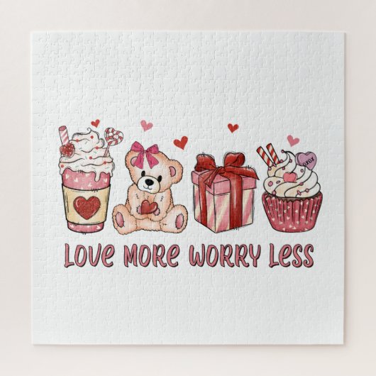 Puzzle Don Valentine | Aimer Plus S'Inquiéter Moins (Vertical)