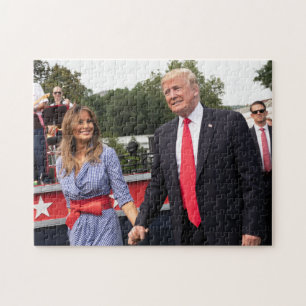 Puzzle Donald Trump avec première Madame Melania