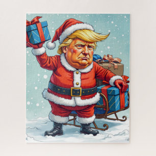 Puzzle Donald Trump, cadeaux de Père Noël