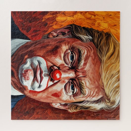 Puzzle donald trump clown (Horizontal)
