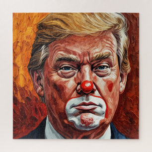 Puzzle donald trump clown